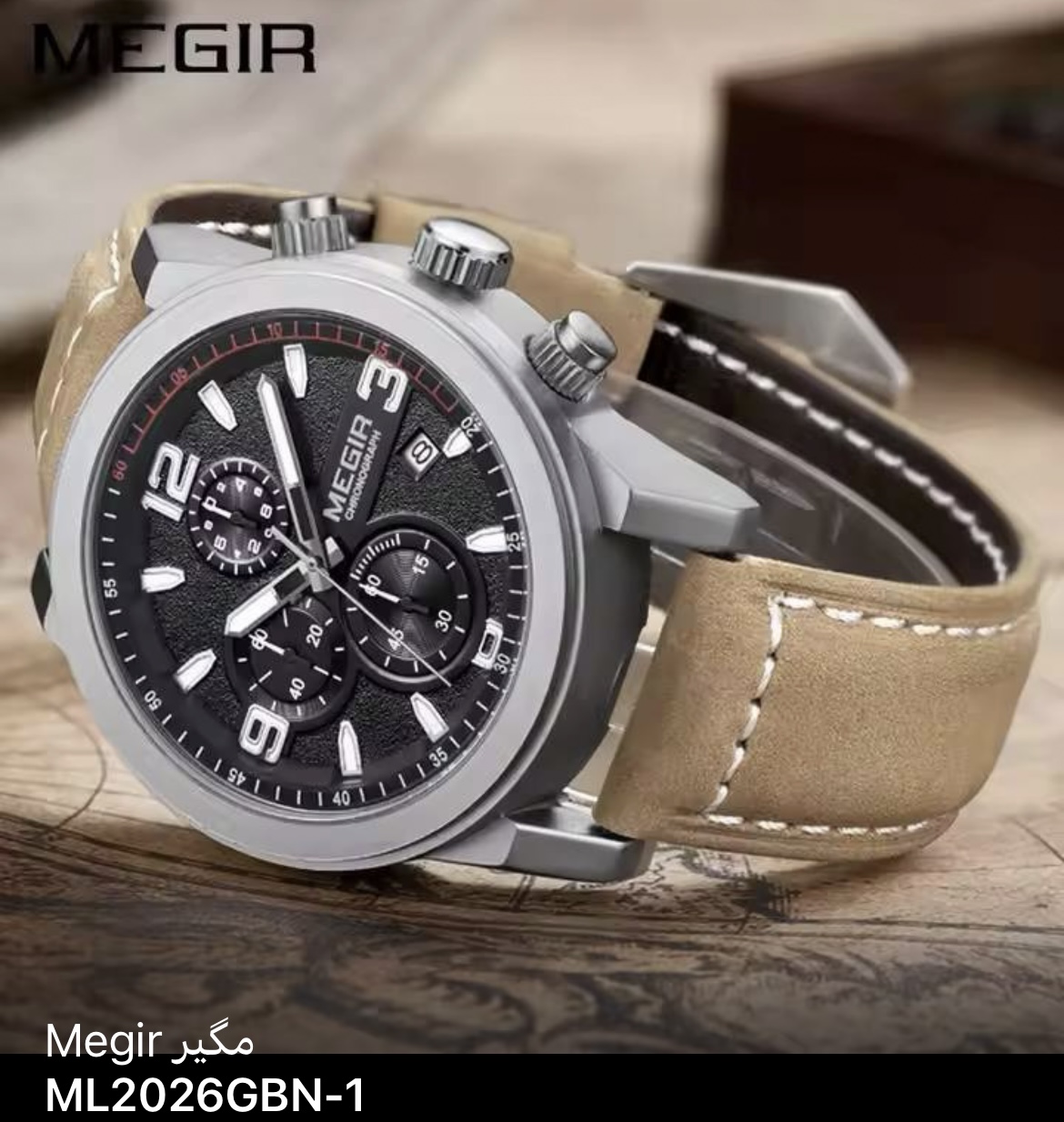 ساعت مچی مردانه اورجینال مگیر MEGIR ML2026
